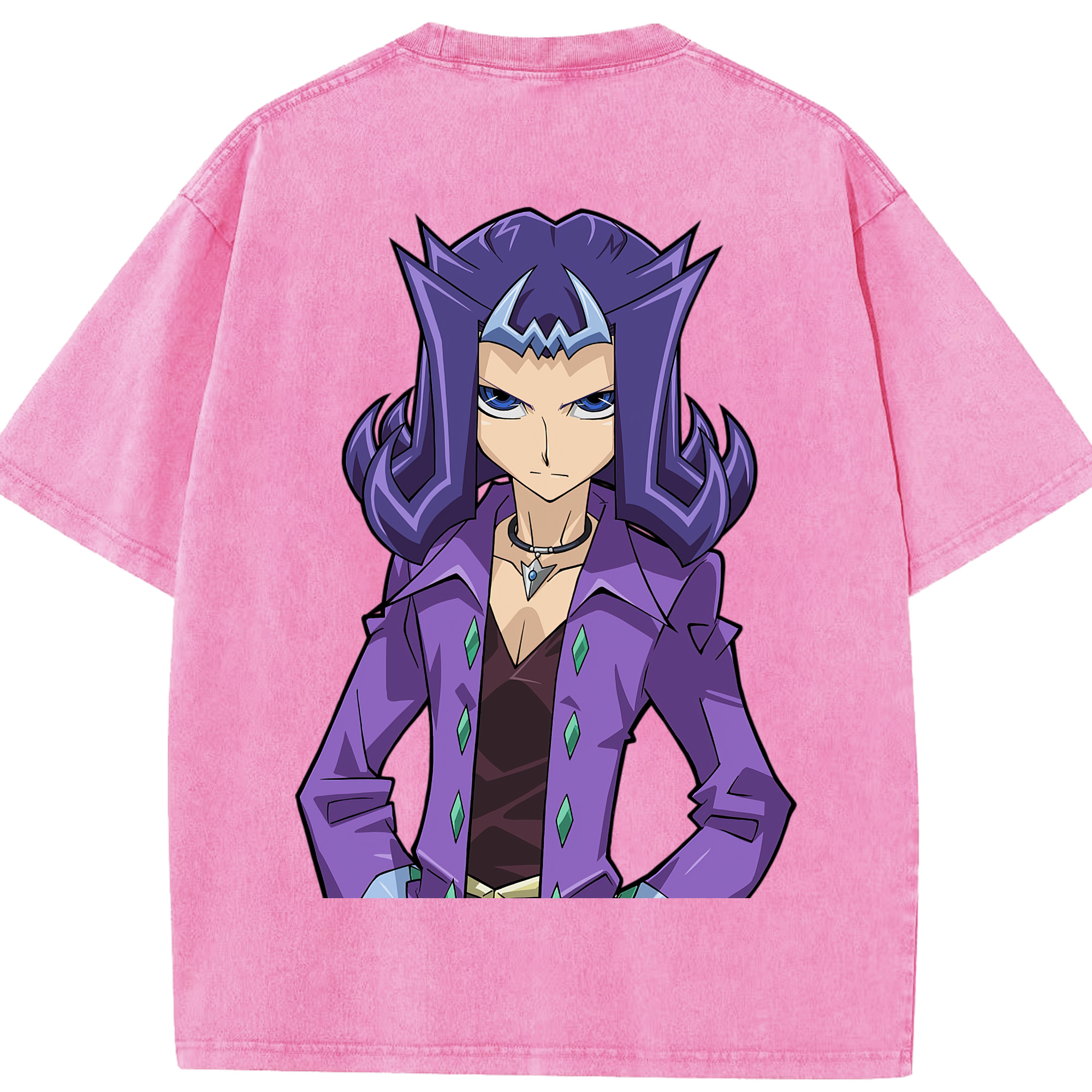 （画像用） 遊☆戯☆王 Yu-Gi-Oh! 綿100% ヴィンテージ風 半袖Tシャツ（背面プリント）